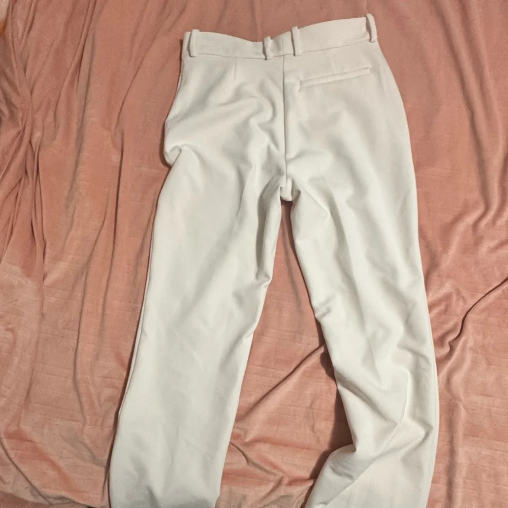 Nordstrom Slim Ankle Trousers Women’s Size 4 White Dress Pants - Picture 3 of 3